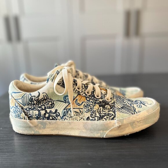 Vans "Vincent Van Gogh x Vans Old Skool" Sneaker - Women's 7.5 - Picture 1 of 10